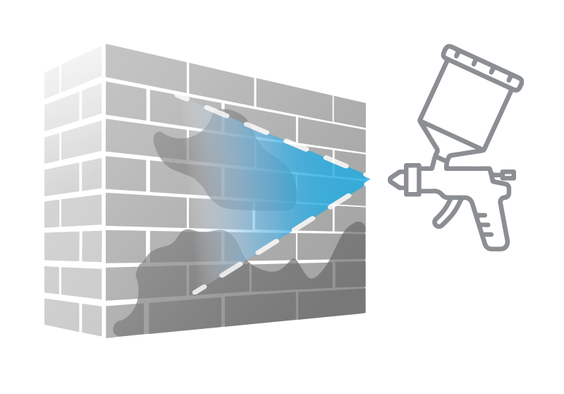Arbeitsschritt 3: Innenwand grundieren Arbeitsschritt 3: Innenwand grundieren