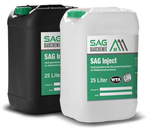 SAG Bauchemie - SAG Inject Mauerwerksinjektion gegen feuchte Wände SAG Bauchemie - SAG Inject Mauerwerksinjektion gegen feuchte Wände